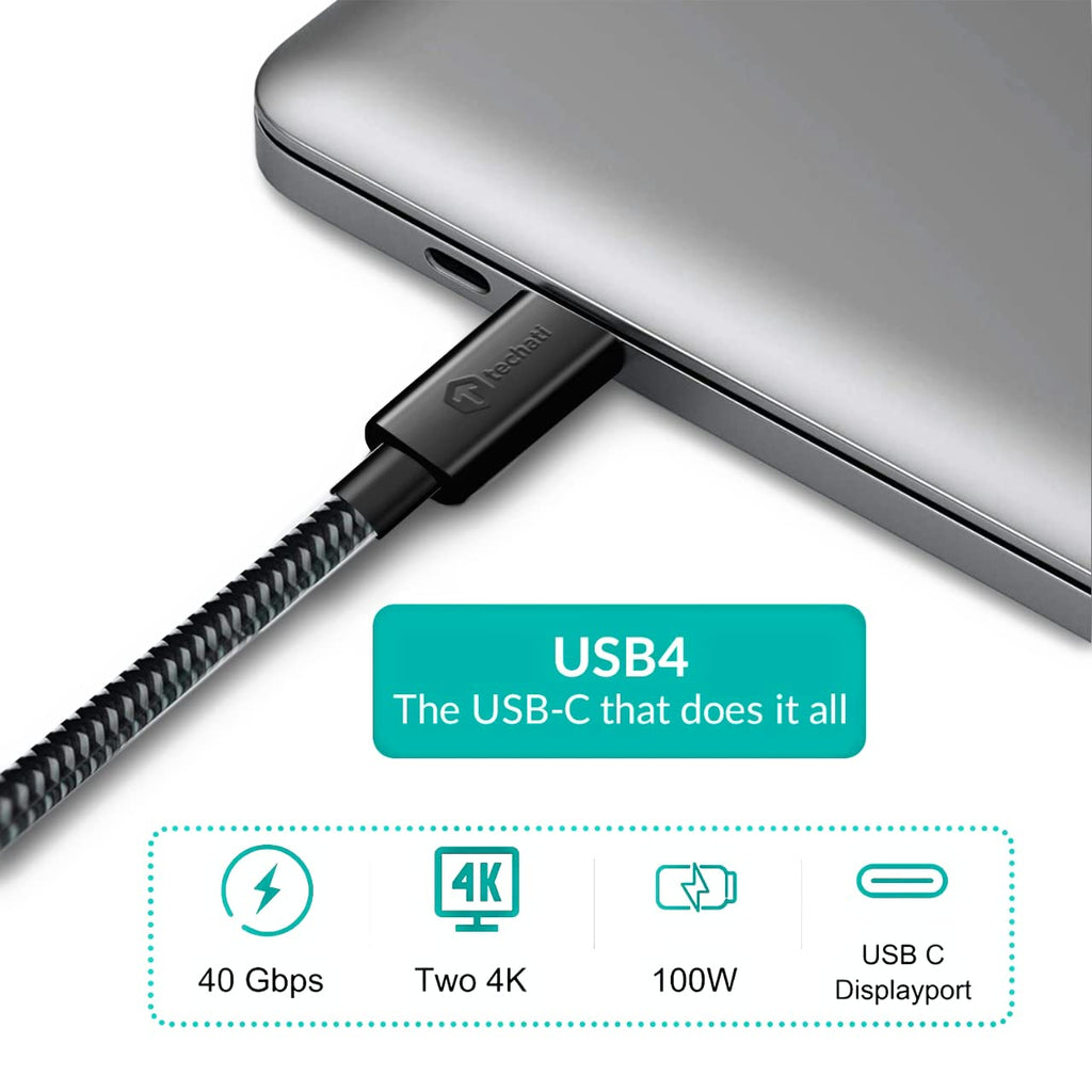 USB-C - C USB4 3.2 Gen 2 100W Cable 1,2m