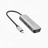 HYPERDRIVE 4 in 1 USB C to HDMI 4K 60Hz + Dual USB A + Charge (max 100W) Adapter, Type C to HDMI Video + USB A Port Converter for MacBook, iPad, PC, Tablet and Mobile with USB C Port