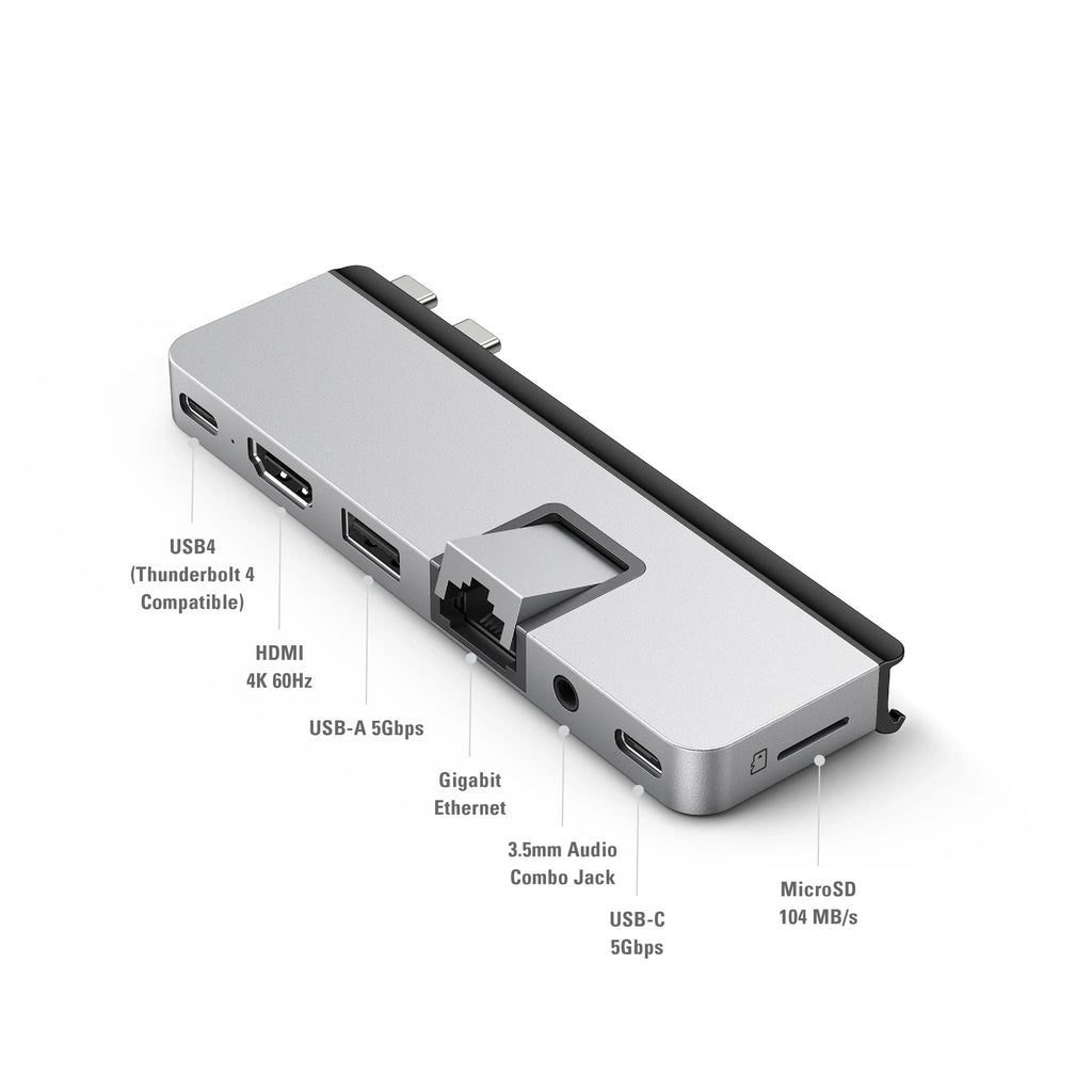 USB C Hub Ethernet Multiport Type C Adapter For MacBook Pro/Air iPad Pro  Laptop